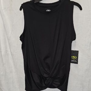 Nwt Athletic Works Kids Black Muscle Tee